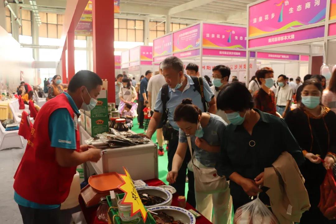 【逛花博 游商河】购～白桥镇农特产品热销花博会，日均销售突破8000元~